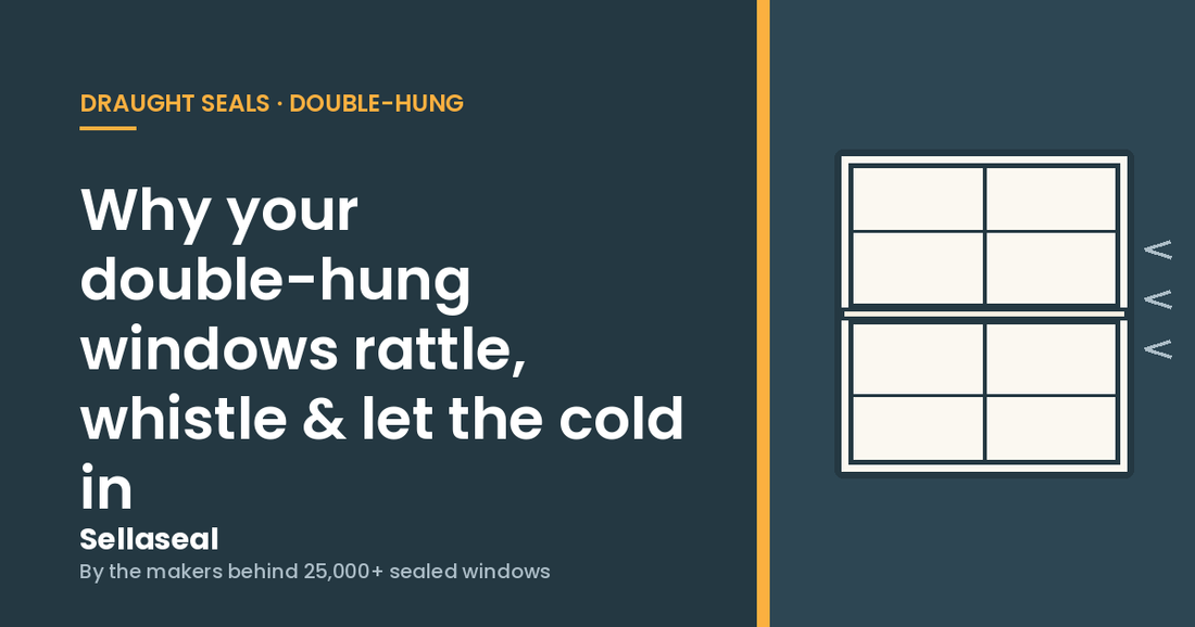 Why double-hung windows rattle, whistle and let the cold in — Sellaseal