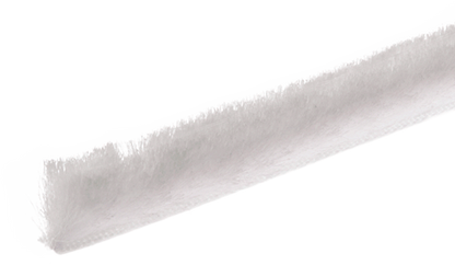Draught seal brush with twin/single fin